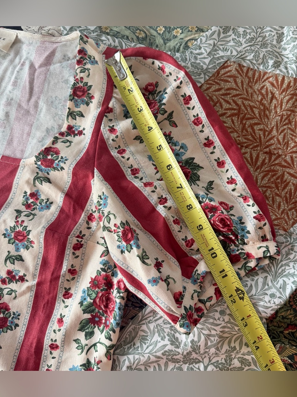 NWT Sézane Laurie Blouse Margaret Print - Size 8/40 - Picture 11 of 14